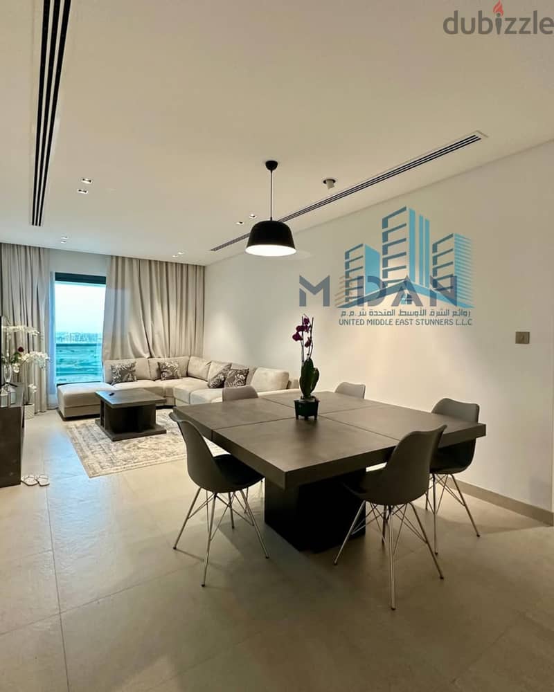 شقة 3 غرف نوم مؤثثة - مسقط هيلز — 2